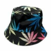 Bucket Hat - Black With Rainbow Leaf -Snazaroo Sales slide1 37b70c678b