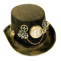 Steampunk Hat With Holographic Goggles -Snazaroo Sales slide1 934ad8314c