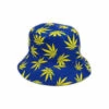 Bucket Hat - Blue With Yellow Leaf -Snazaroo Sales slide6 5e827407b0