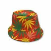Bucket Hat - Red With Rasta Leaf -Snazaroo Sales slide9 012ef0b9d4