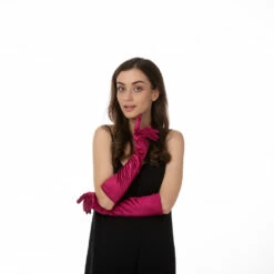 Long Gloves, Burgundy -Snazaroo Sales st0406 1080 ccae5db479