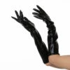 Leather Look Black Long Gloves -Snazaroo Sales st0413 1144 52cae1a0bf