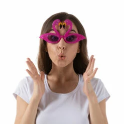 Hawaiian Flamingo Sunglasses, Pink