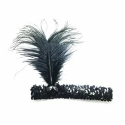 Black Flapper Headband