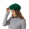Beret Hat, Dark Green