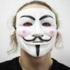 White Anonymous V Hacker Mask