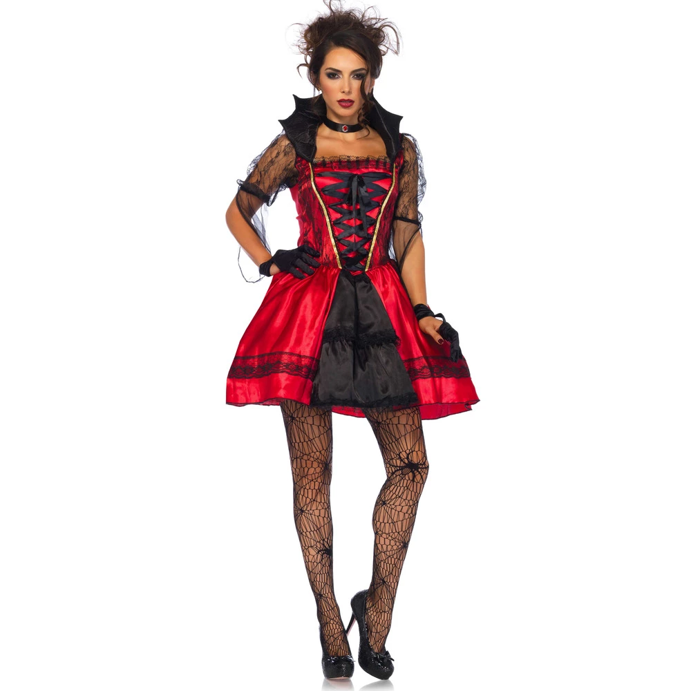 LEG AVENUE Gothic Vampire Costume 4 LEG AVENUE Gothic Vampire Costume - Image 2
