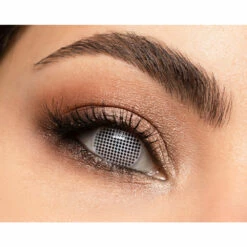 Mesmereyez White Mesh Contact Lenses