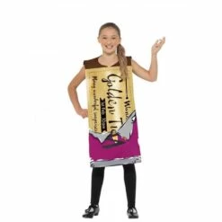 Smiffys Roald Dahl Winning Wonka Bar Costume -Snazaroo Sales winning wonka bar costume 946c10c751