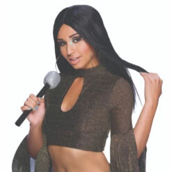 Luxury Long Black Wig -Snazaroo Sales xx 7c3603d546