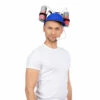 Drinking Beer Hat, Blue
